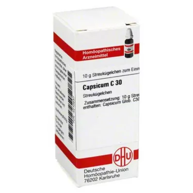 DHU Capsicum C 30 kulor, 10 g DHU Capsicum C 30 kulor, 10 g