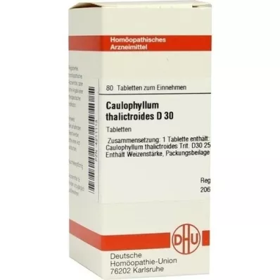 CAULOPHYLLUM THALICTROIDES D 30 tabletter, 80 pc