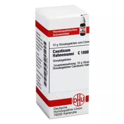 CAUSTICUM HAHNEMANNI C 1000 globuli, 10 g