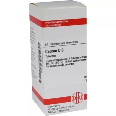 CEDRON D 6 tabletter, 80 pc