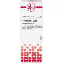 CHAMOMILLA D 200 utspädning, 20 ml