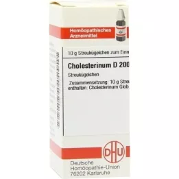 CHOLESTERINUM D 200 globuli, 10 g