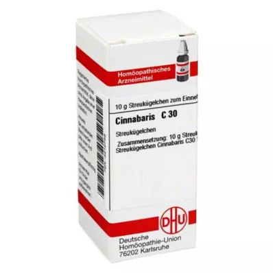 CINNABARIS C 30 globuli, 10 g