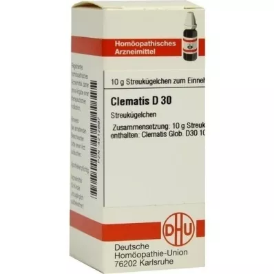 CLEMATIS D 30 globuli, 10 g