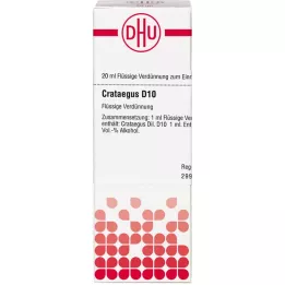 CRATAEGUS D 10 Utspädning, 20 ml