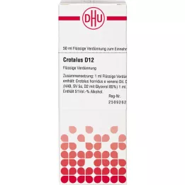 CROTALUS D 12 Utspädning, 50 ml