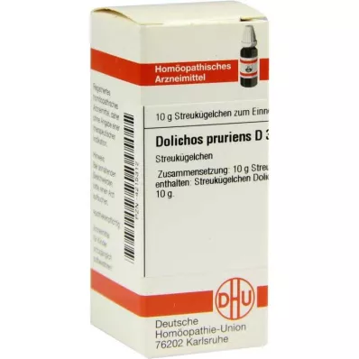 DOLICHOS PRURIENS D 3 kulor, 10 g DOLICHOS PRURIENS D 3 kulor, 10 g