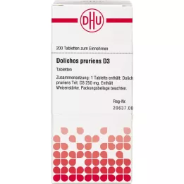 DOLICHOS PRURIENS D 3 tabletter, 200 pc