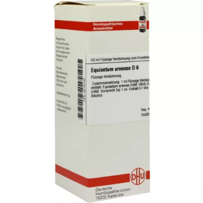 EQUISETUM ARVENSE D 6 Utspädning, 50 ml