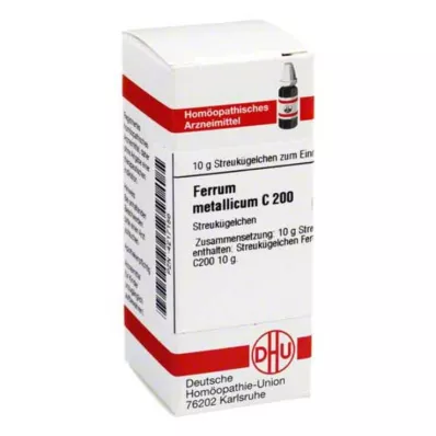DHU Ferrum metallicum C 200 kulor, 10 g DHU Ferrum metallicum C 200 kulor, 10 g