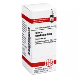 FERRUM METALLICUM D 30 globuli, 10 g