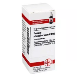 FERRUM PHOSPHORICUM C 200 globuli, 10 g