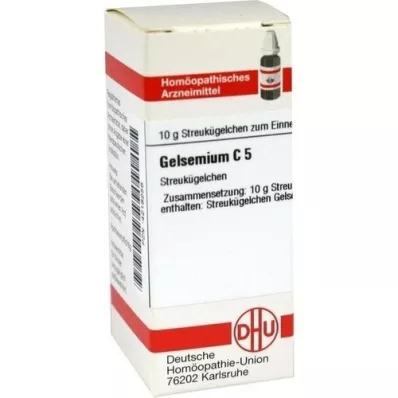 GELSEMIUM C 5 globuli, 10 g
