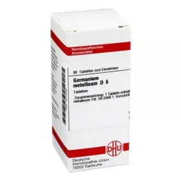 GERMANIUM METALLICUM D 6 tabletter, 80 pc