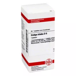 GINKGO BILOBA D 6 tabletter, 80 pc