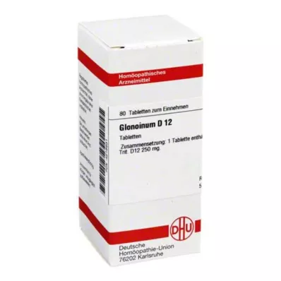 DHU Glonoinum D 12 tabletter, 80 st DHU Glonoinum D 12 tabletter, 80 st