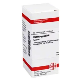 HAPLOPAPPUS D 6 tabletter, 80 pc