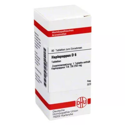 HAPLOPAPPUS D 6 tabletter, 80 pc HAPLOPAPPUS D 6 tabletter, 80 pc