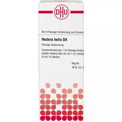 HEDERA HELIX D 4 Utspädning, 50 ml