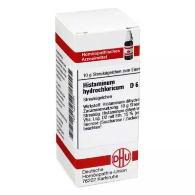 HISTAMINUM hydrochloricum D 6 globuli, 10 g HISTAMINUM hydrochloricum D 6 globuli, 10 g
