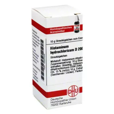 HISTAMINUM hydrochloricum D 200 globuli, 10 g