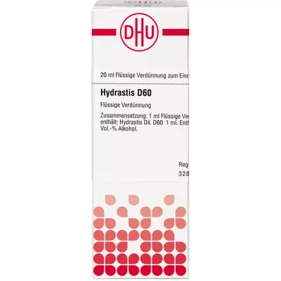 HYDRASTIS D 60 Utspädning, 20 ml