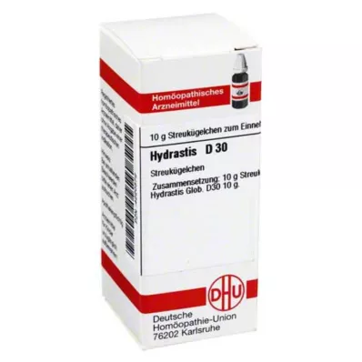 HYDRASTIS D 30 globuli, 10 g