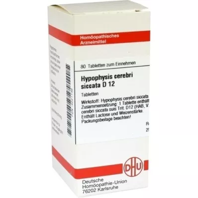 HYPOPHYSIS CEREBRI siccata D 12 tabletter, 80 pc