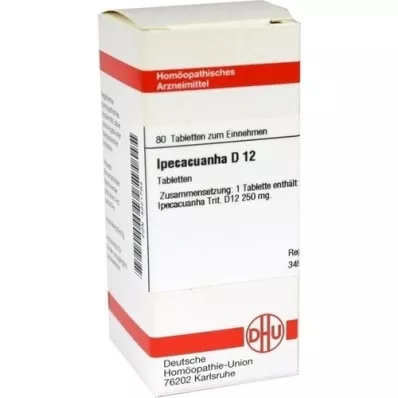 IPECACUANHA D 12 tabletter, 80 st