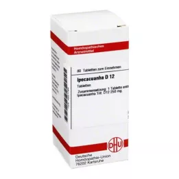 IPECACUANHA D 12 tabletter, 80 st