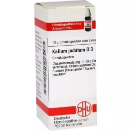 KALIUM JODATUM D 3 kulor, 10 g