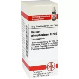 KALIUM PHOSPHORICUM C 200 globuli, 10 g