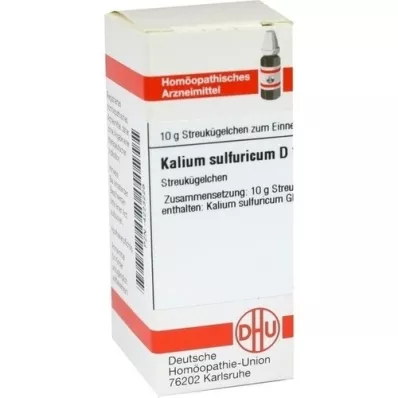 KALIUM SULFURICUM D 12 kulor, 10 g
