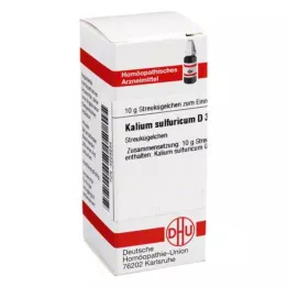 KALIUM SULFURICUM D 30 globuli, 10 g
