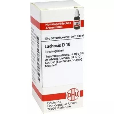 LACHESIS D 10 globuli, 10 g