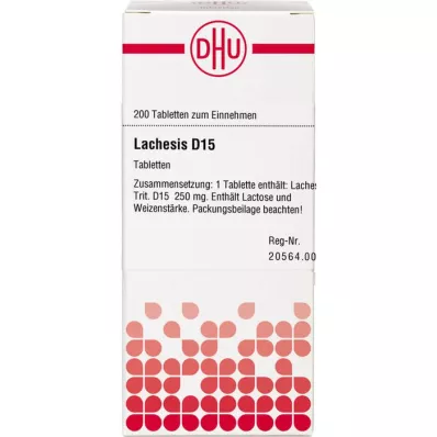 LACHESIS D 15 tabletter, 200 st