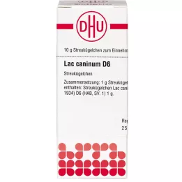 LAC CANINUM D 6 kulor, 10 g