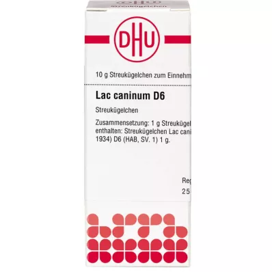 LAC CANINUM D 6 kulor, 10 g
