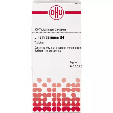 LILIUM TIGRINUM D 4 tabletter, 200 pc