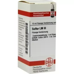 SULFUR LM III Spädning, 10 ml