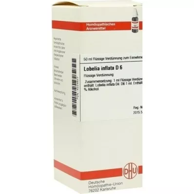 LOBELIA INFLATA D 6 Utspädning, 50 ml