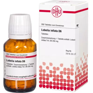LOBELIA INFLATA D 6 tabletter, 200 st