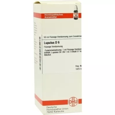 LUPULUS D 6 Utspädning, 50 ml