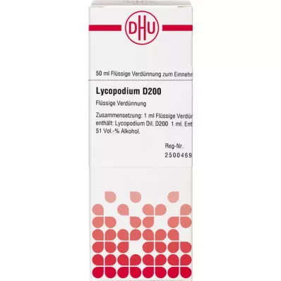 LYCOPODIUM D 200 Utspädning, 50 ml