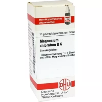 MAGNESIUM CHLORATUM D 6 kulor, 10 g