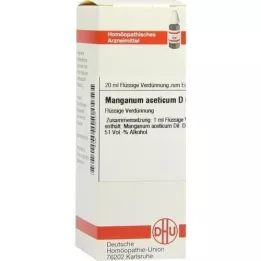 MANGANUM ACETICUM D 6 Utspädning, 20 ml