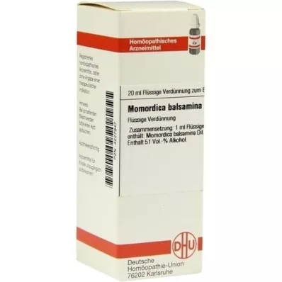MOMORDICA BALSAMINA D 6 Utspädning, 20 ml
