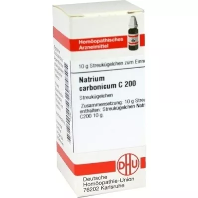 NATRIUM CARBONICUM C 200 globuli, 10 g