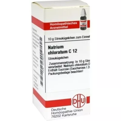 NATRIUM CHLORATUM C 12 globuli, 10 g
