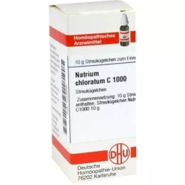 NATRIUM CHLORATUM C 1000 globuli, 10 g